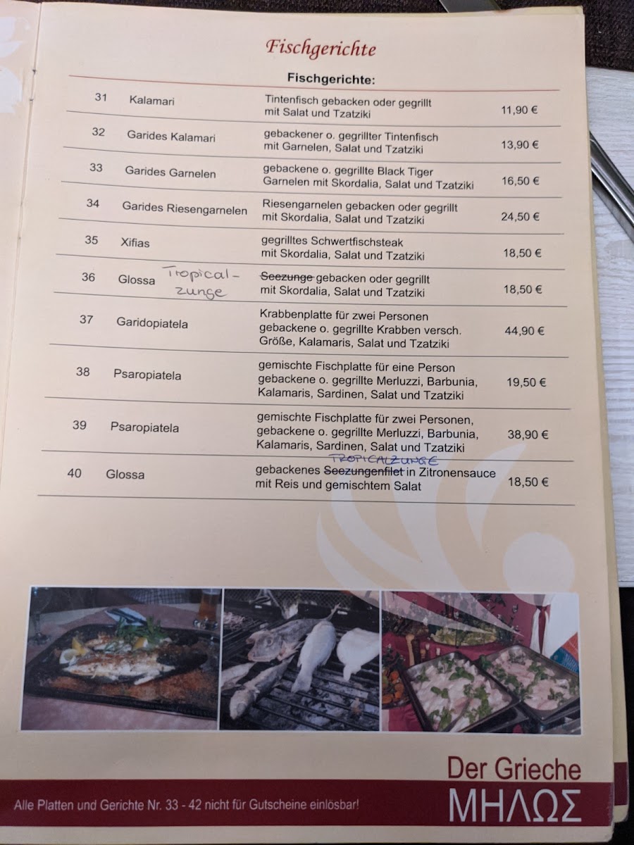 Restaurant Der Grieche Bruckdorf Photo Menu 5