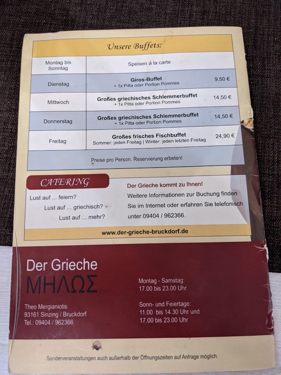 Restaurant Der Grieche Bruckdorf Photo Menu 9