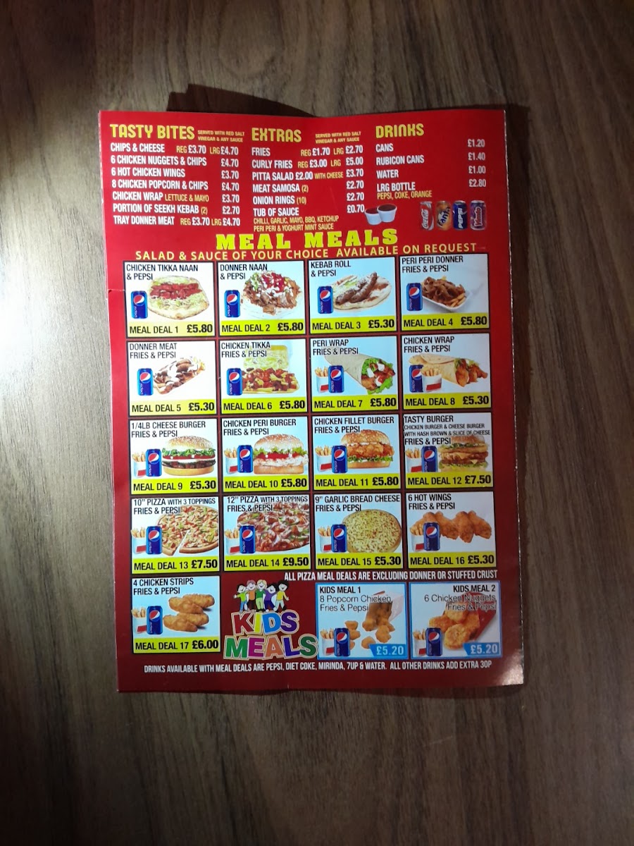 Tasty Spot Photo Menu 2