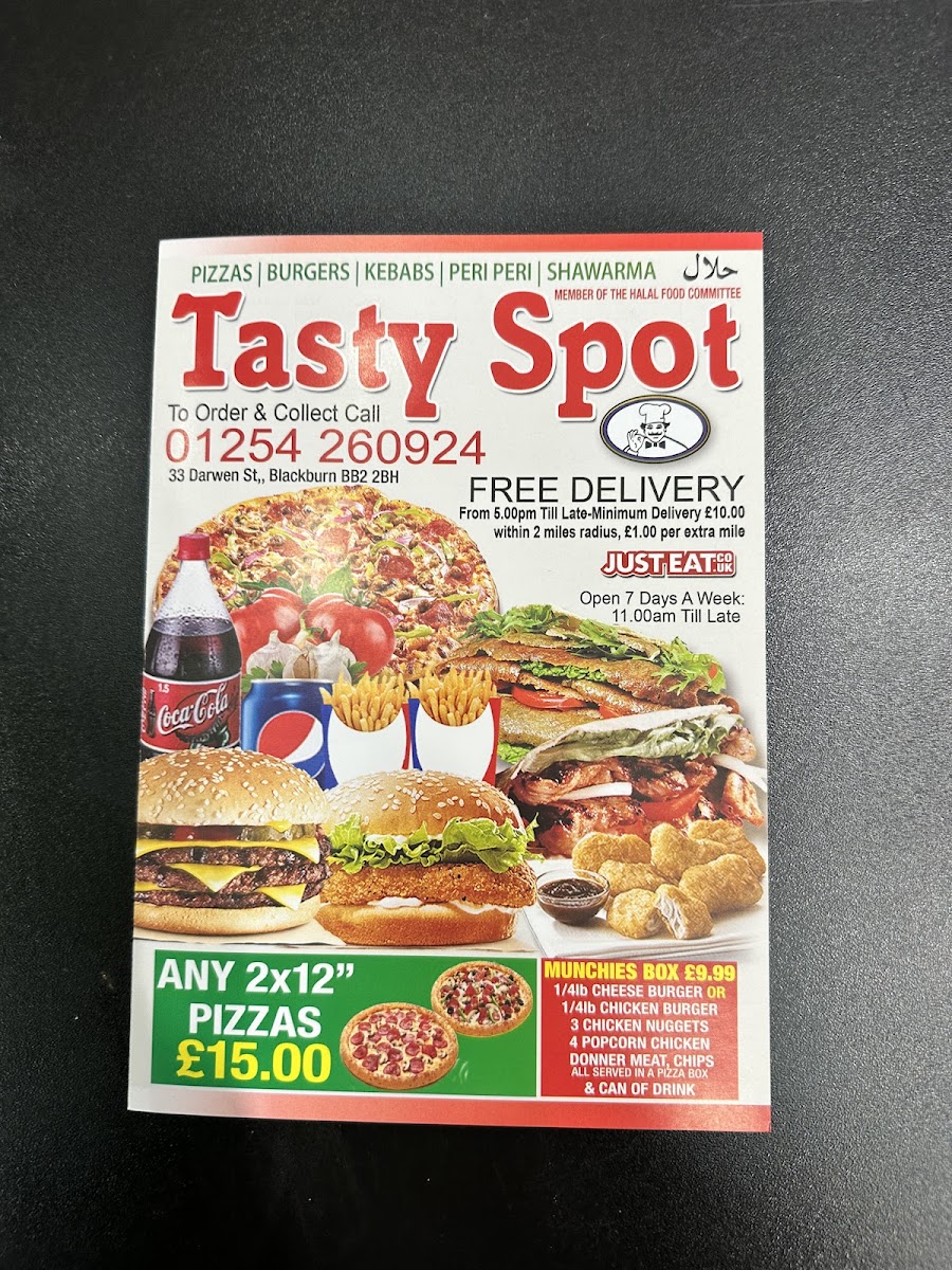 Tasty Spot Photo Menu 4