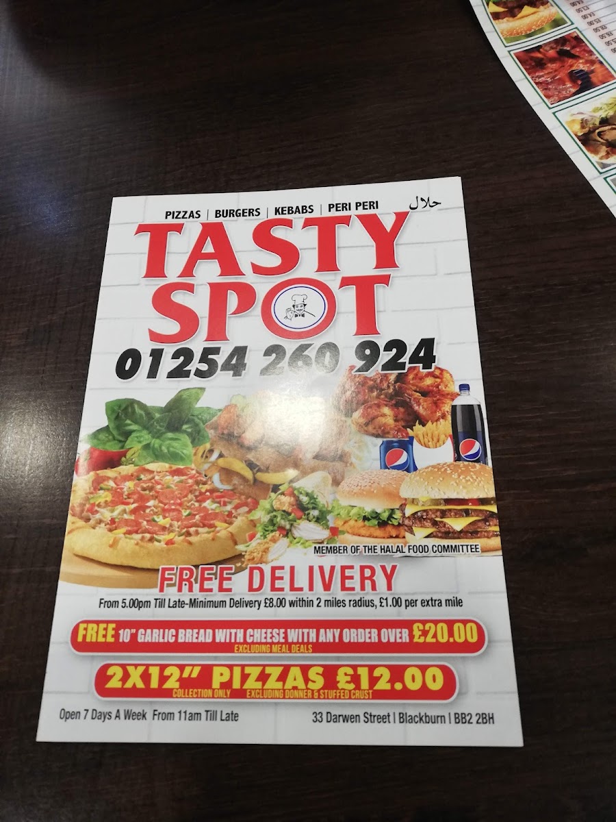 Tasty Spot Photo Menu 6