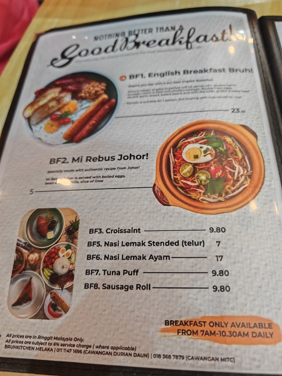 Bruh Kitchen Mitc Photo Menu 10
