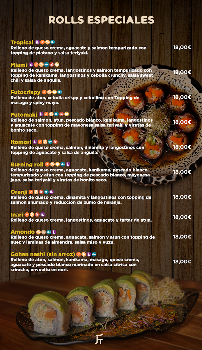 Takimi - Sushi & Fusion Food Photo Menu 2