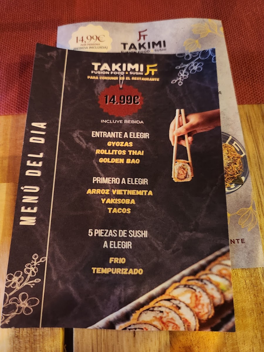 Takimi - Sushi & Fusion Food Photo Menu 5