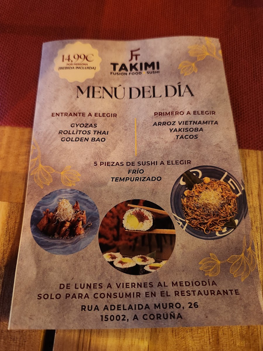 Takimi - Sushi & Fusion Food Photo Menu 6