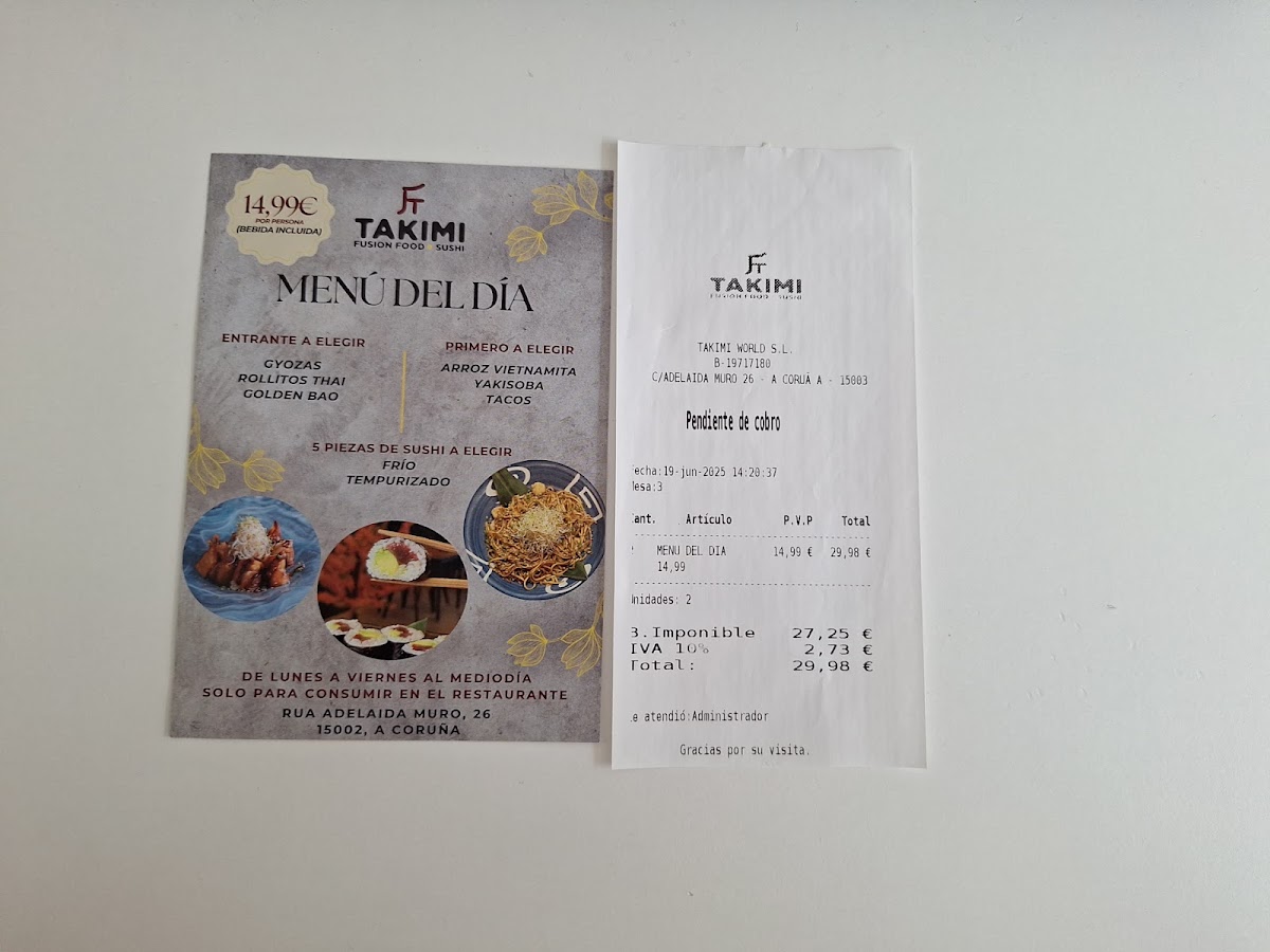 Takimi - Sushi & Fusion Food Photo Menu 8