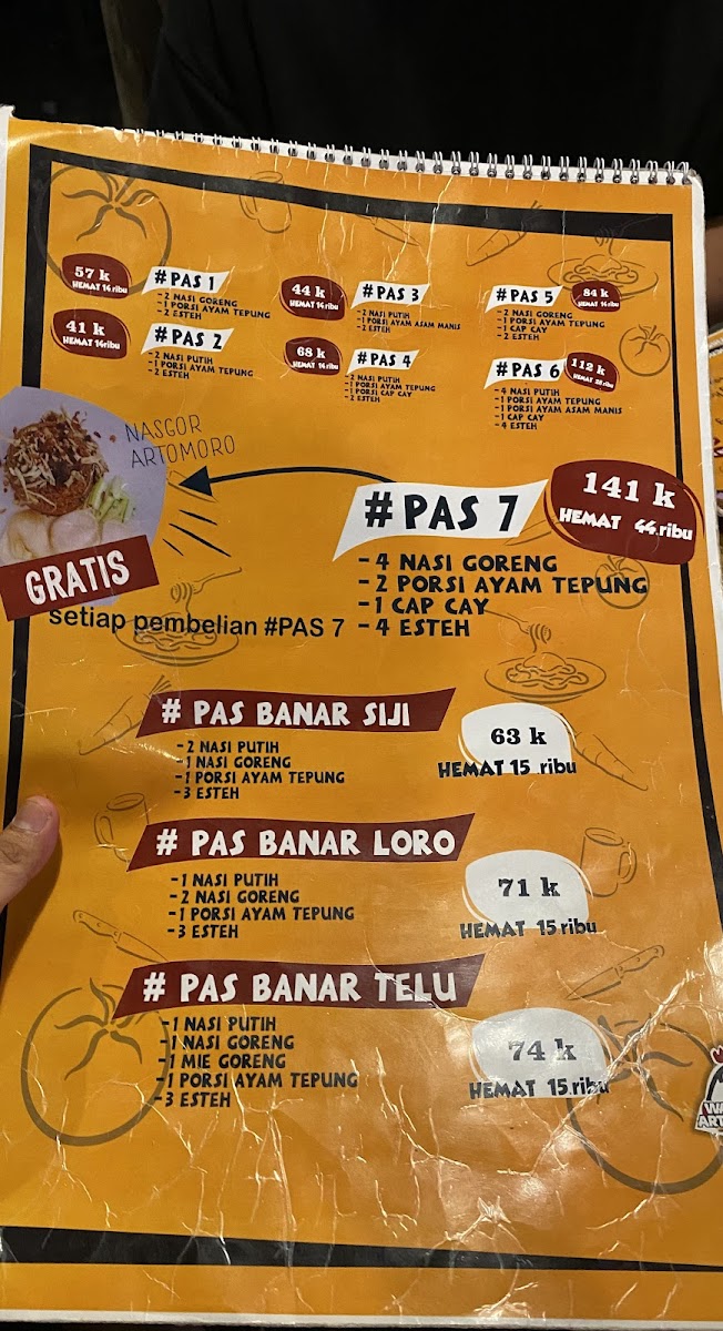 Warten Artomoro ( kuliner baiman ) Photo Menu 2