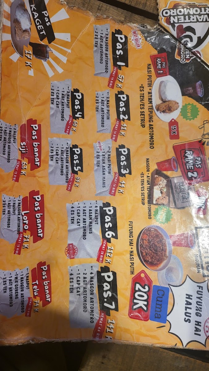 Warten Artomoro ( kuliner baiman ) Photo Menu 9