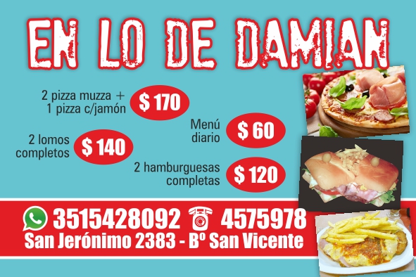 En lo de Damián Photo Menu 5