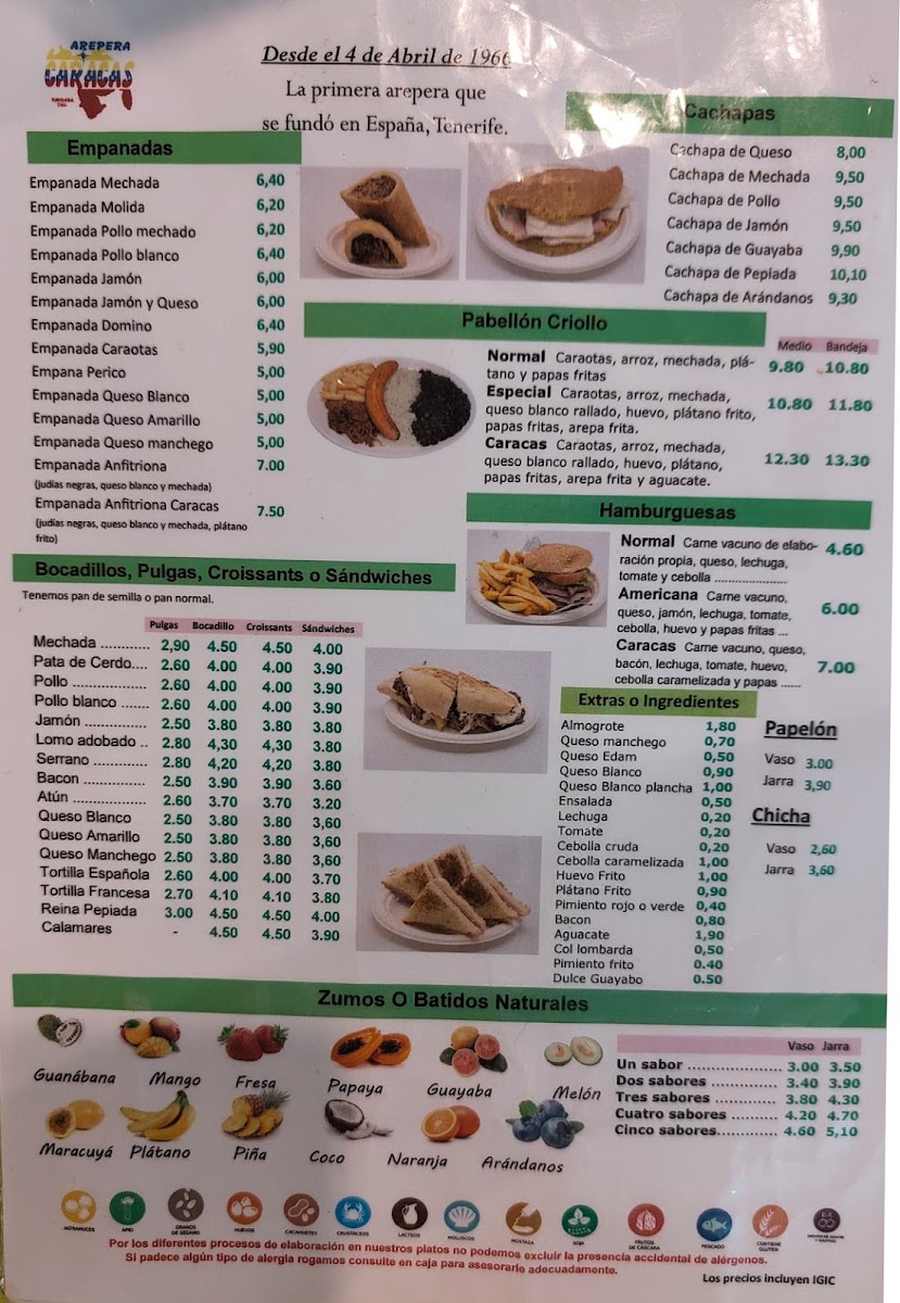 Arepera Caracas Photo Menu 3