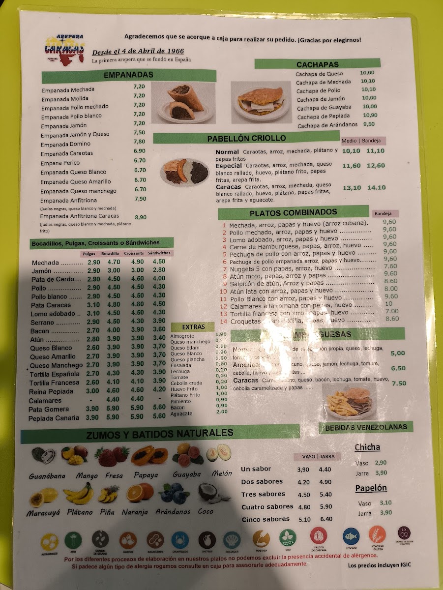 Arepera Caracas Photo Menu 4