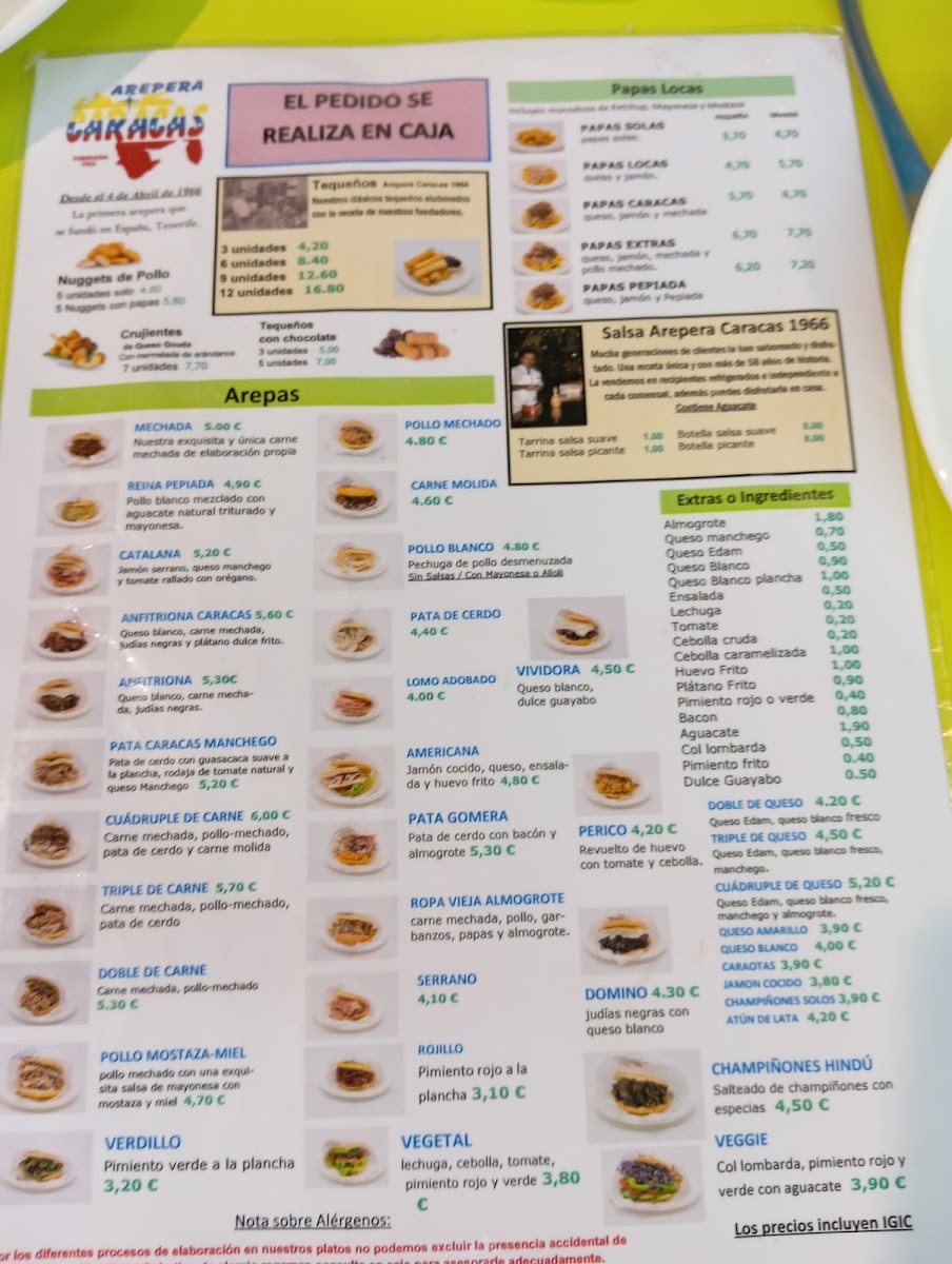 Arepera Caracas Photo Menu 7