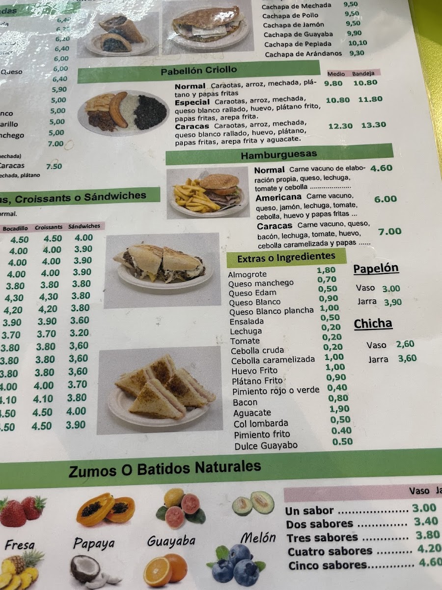 Arepera Caracas Photo Menu 8