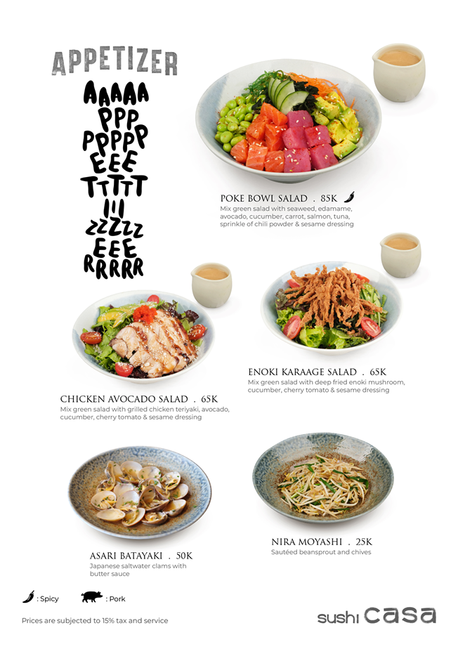 Sushi Casa Photo Menu 3