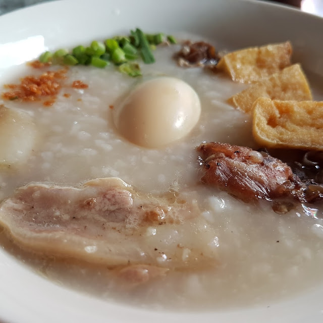 Chicken Arozcaldo with Fried Lumpiang Toge