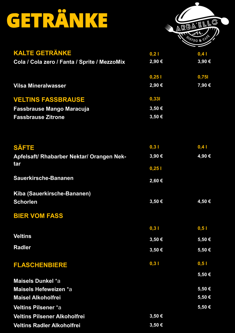 Arba'ello - Bistro & Cafe Photo Menu 5
