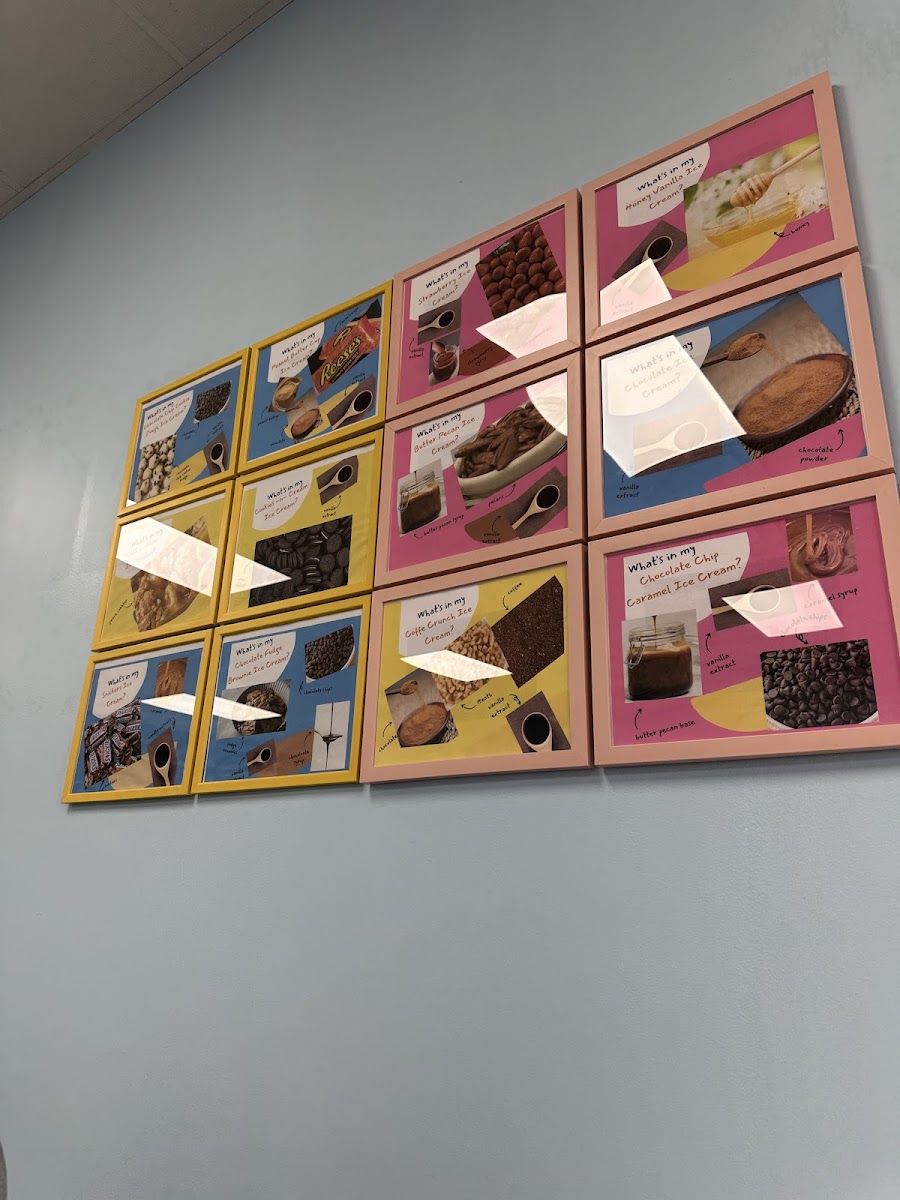 Nickey's Ice Cream Photo Menu 1