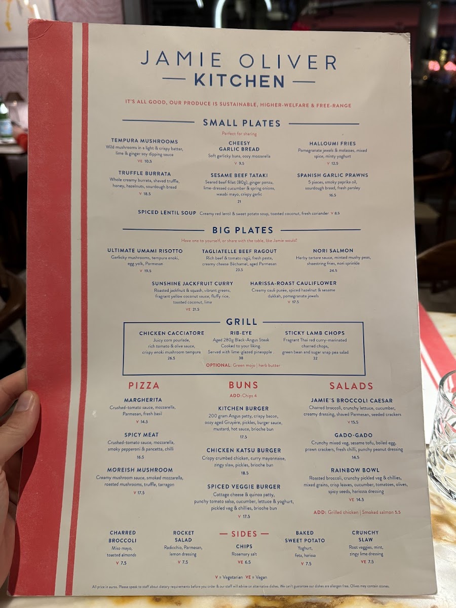 Jamie Oliver Kitchen Berlin Photo Menu 4