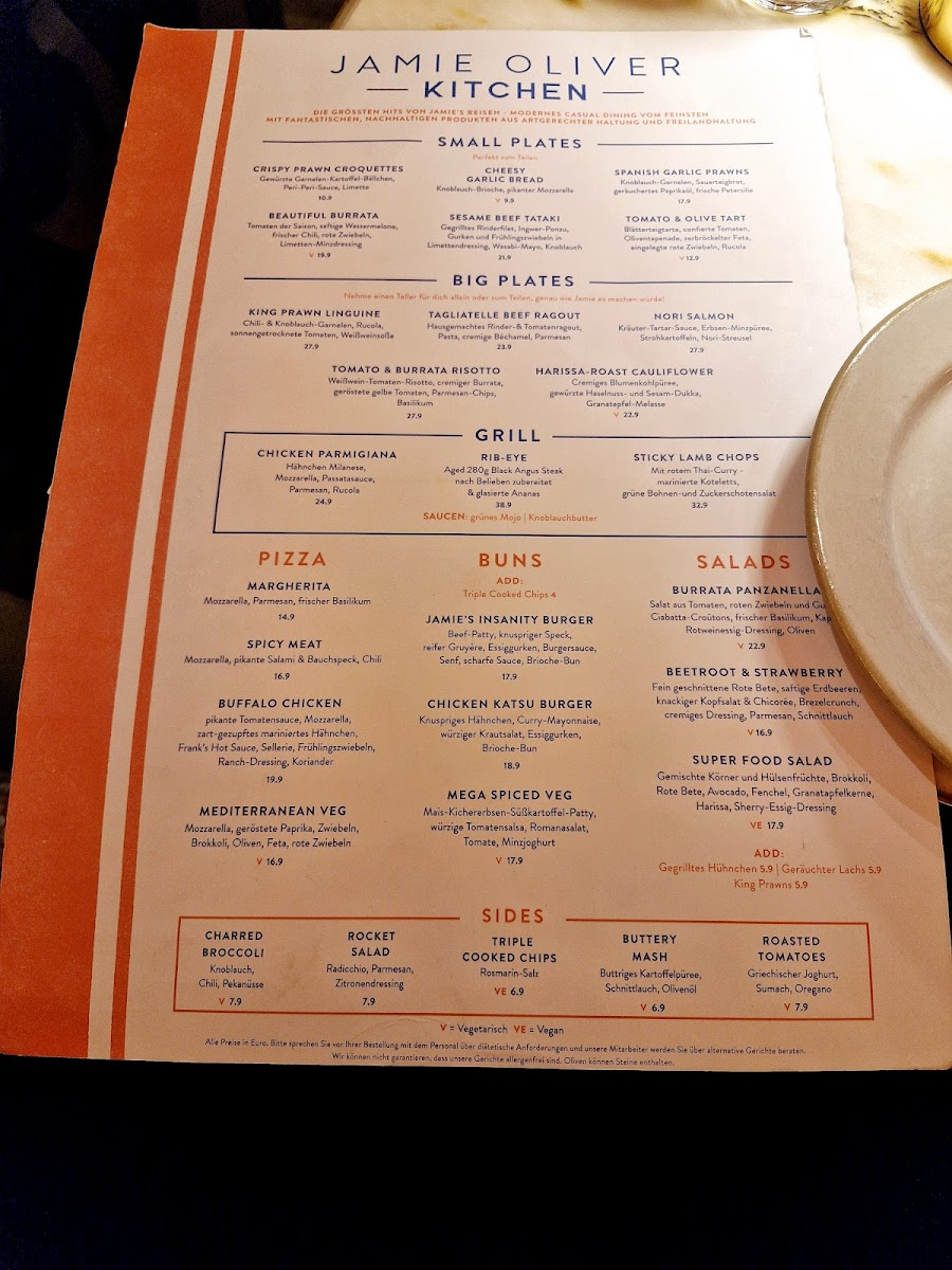 Jamie Oliver Kitchen Berlin Photo Menu 8