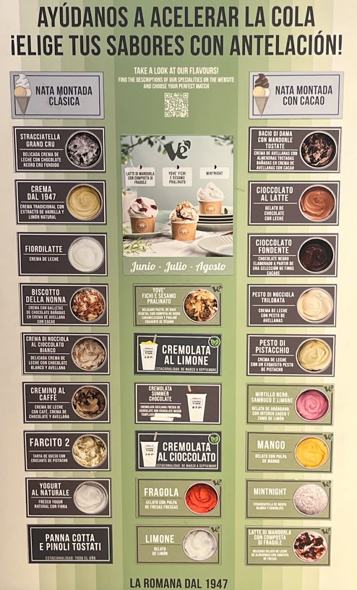 Gelateria La Romana Photo Menu 1