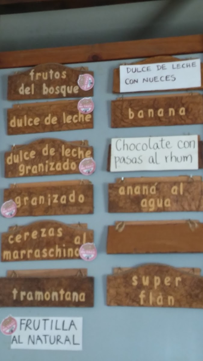 Heladería Artesanal El Almendro Photo Menu 1