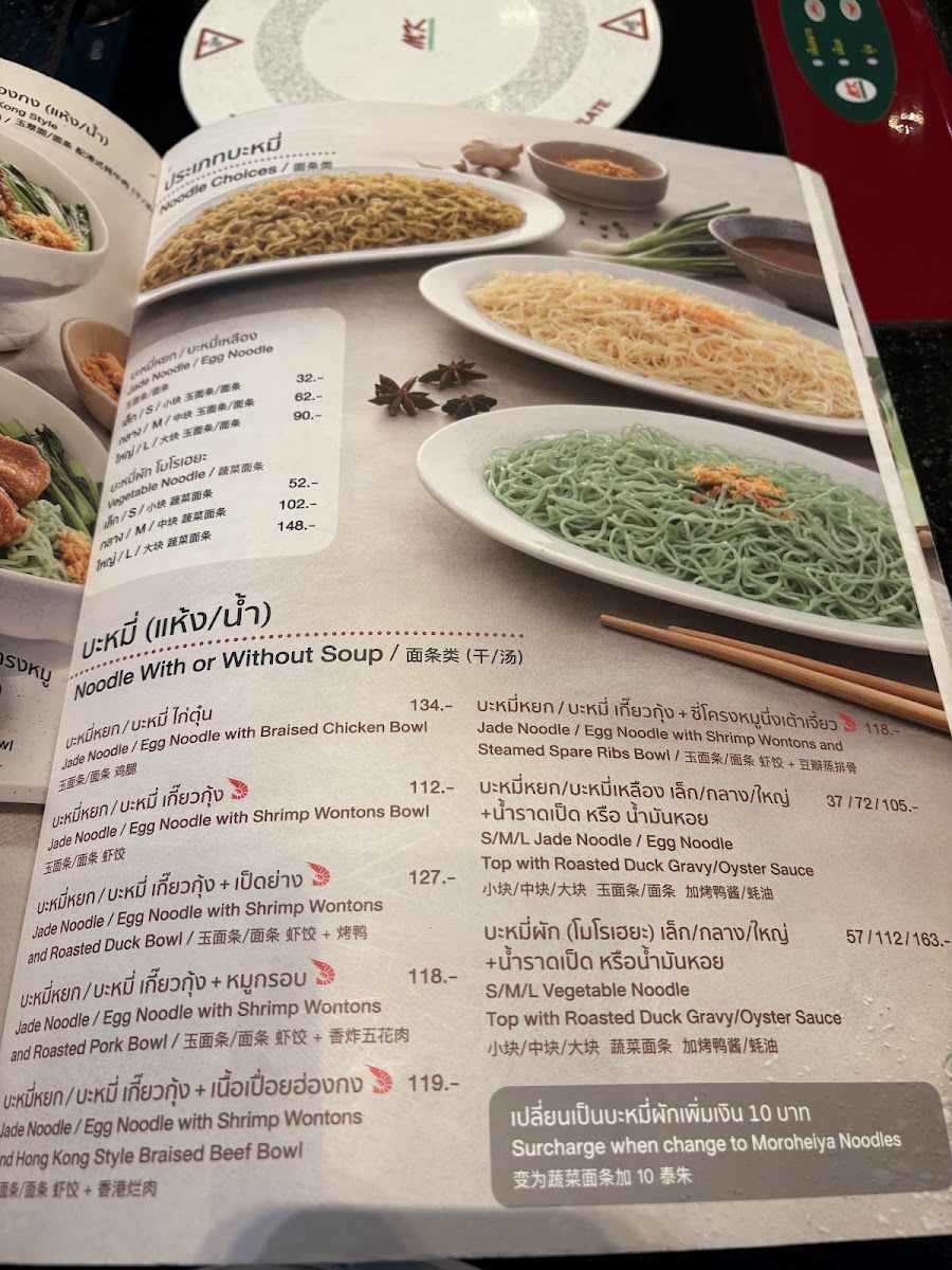 MK Restaurant - Central Chiangmai Photo Menu 7