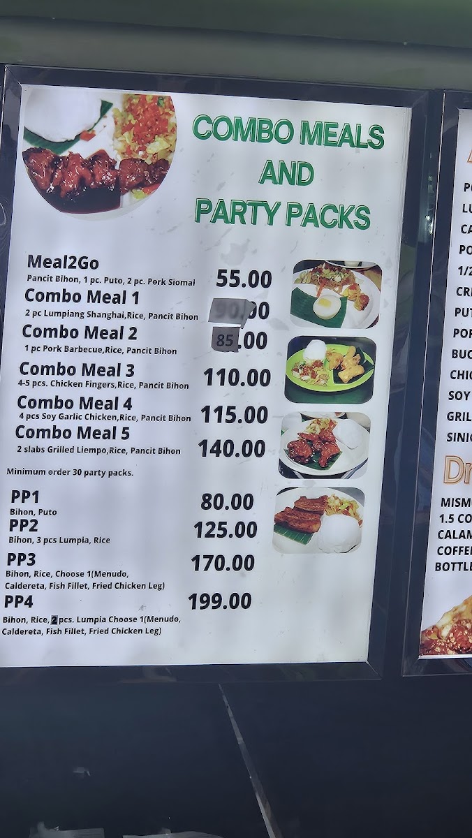 Ado's Panciteria Photo Menu 2