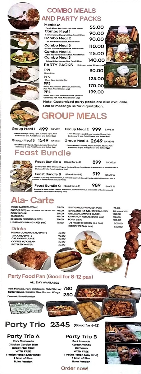 Ado's Panciteria Photo Menu 5