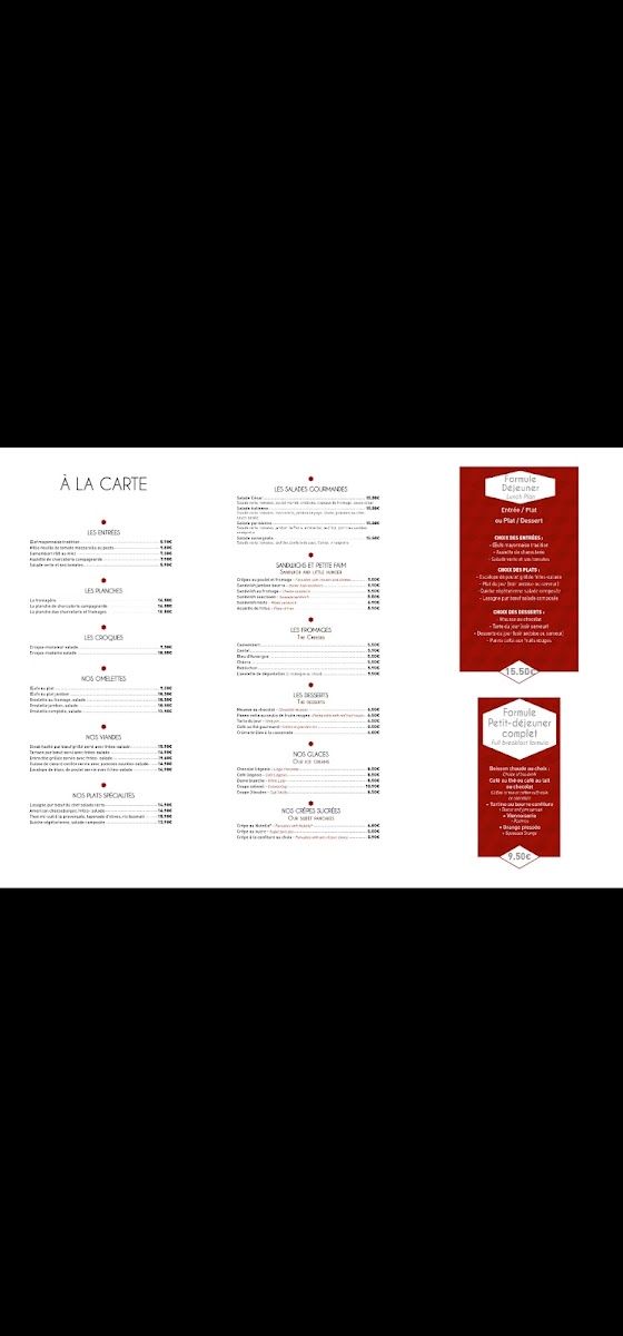 La Vielleuse Photo Menu 5