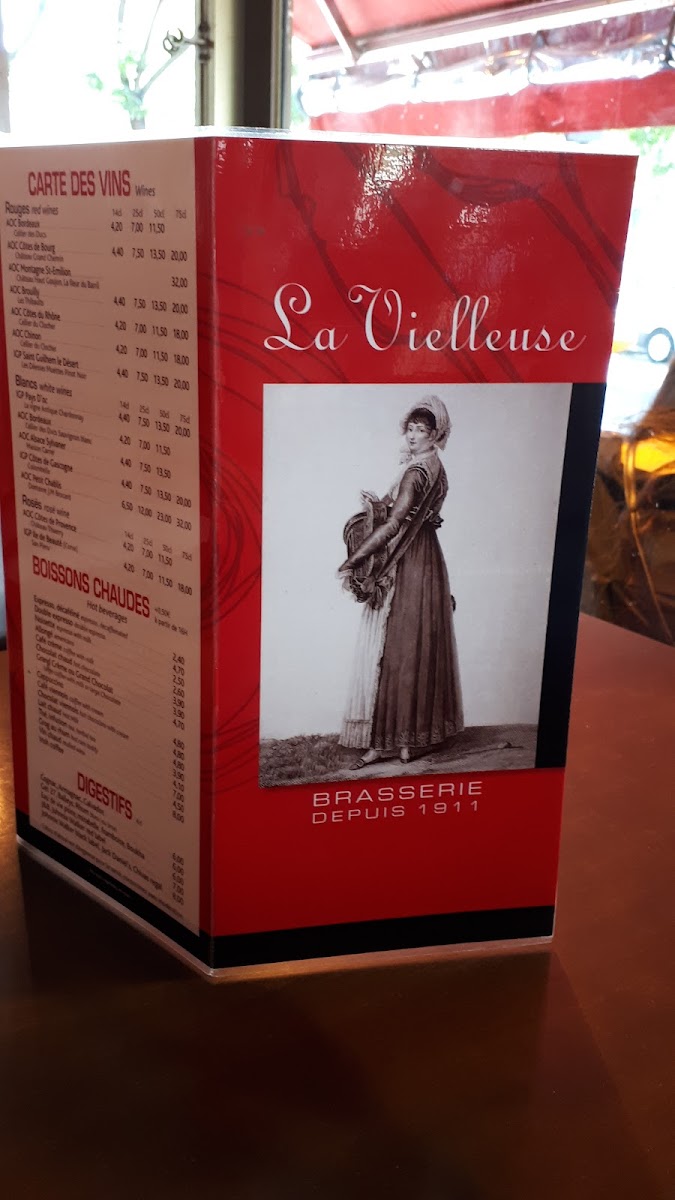 La Vielleuse Photo Menu 9