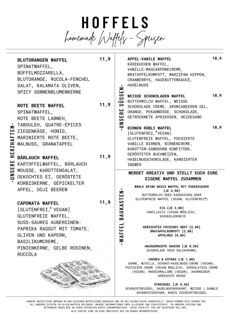 Hoffels - Waffeln & Café Photo Menu 1