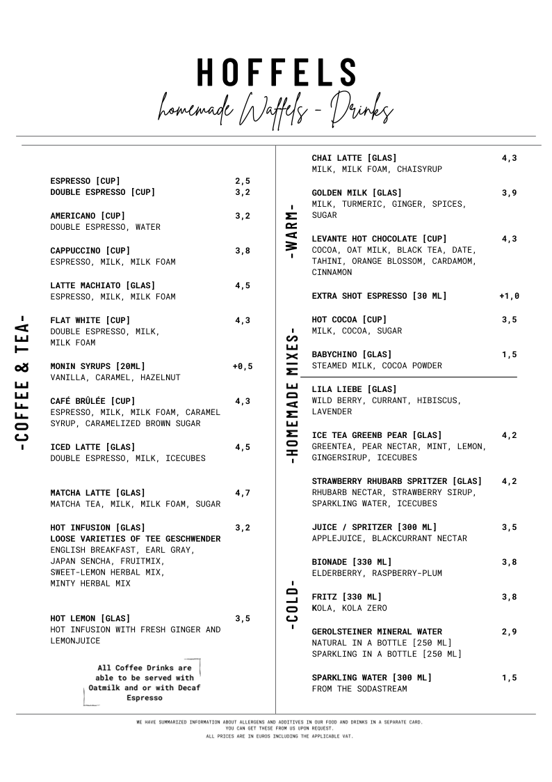 Hoffels - Waffeln & Café Photo Menu 3