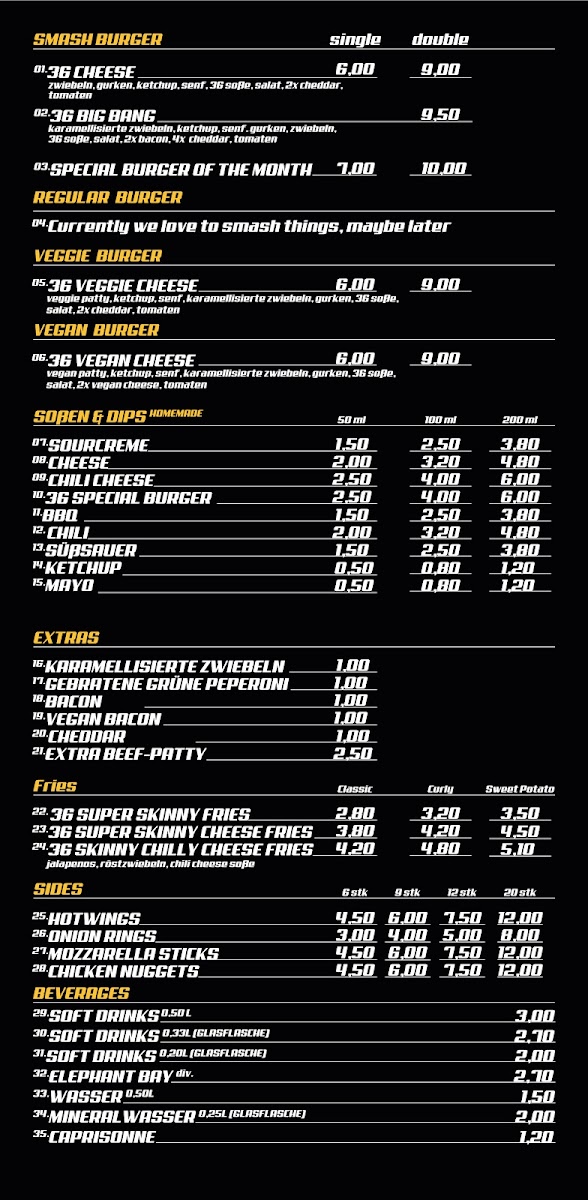 36 Smash Burger Photo Menu 2