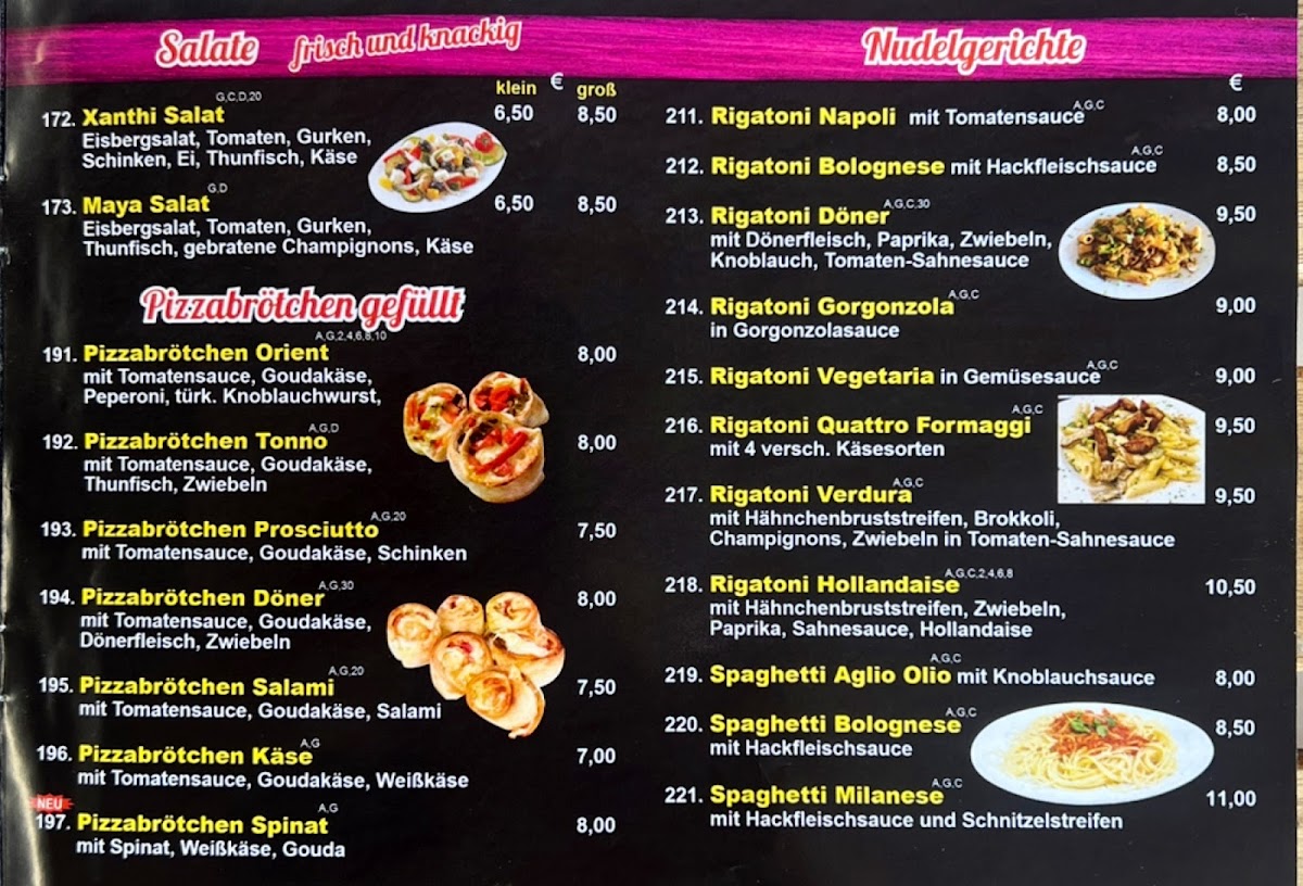 Maya's Grill Olpe Photo Menu 1