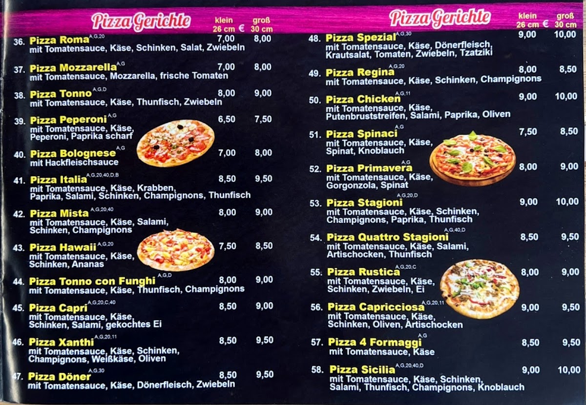 Maya's Grill Olpe Photo Menu 3
