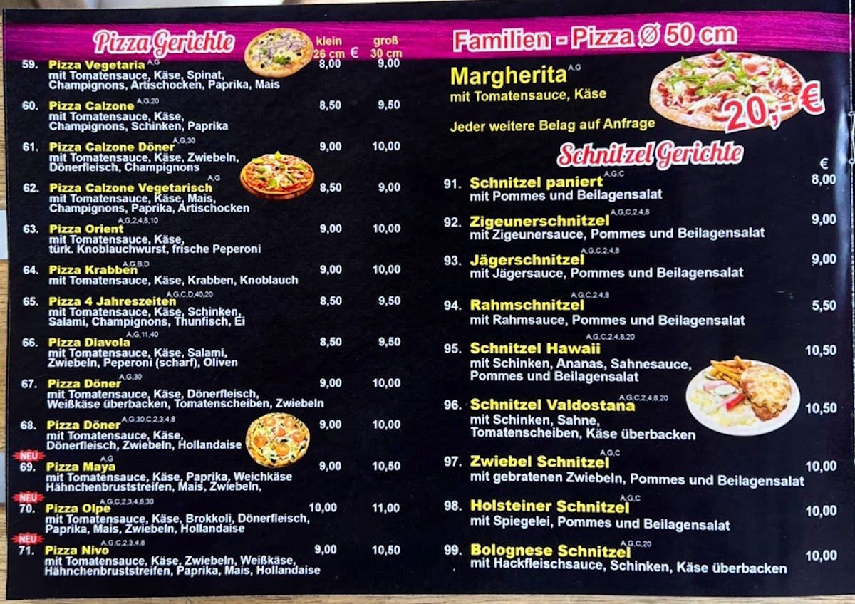 Maya's Grill Olpe Photo Menu 4