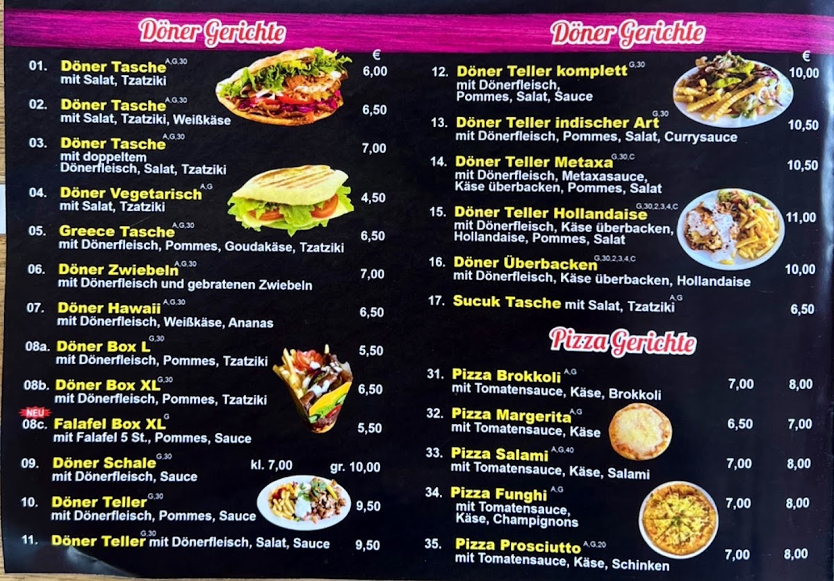 Maya's Grill Olpe Photo Menu 5