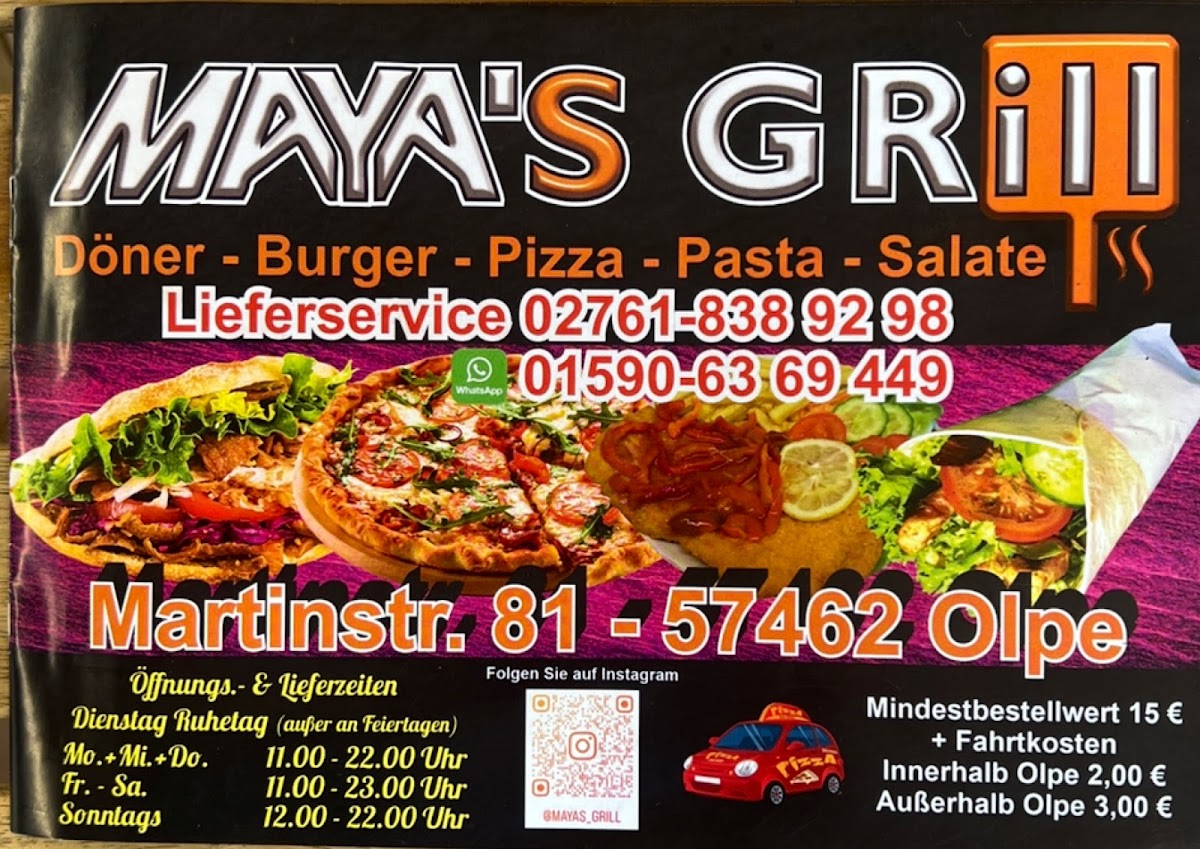 Maya's Grill Olpe Photo Menu 7