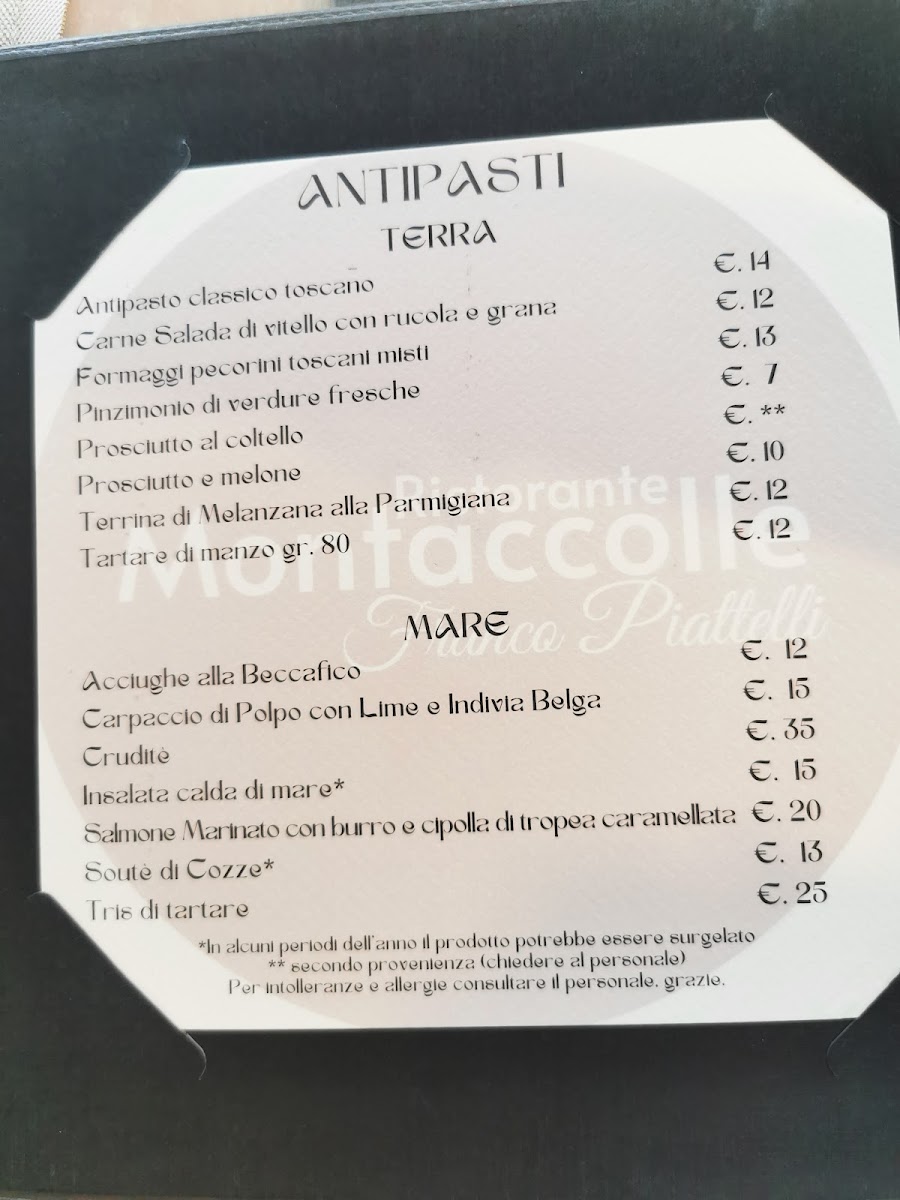 Ristorante Montaccolle Photo Menu 10