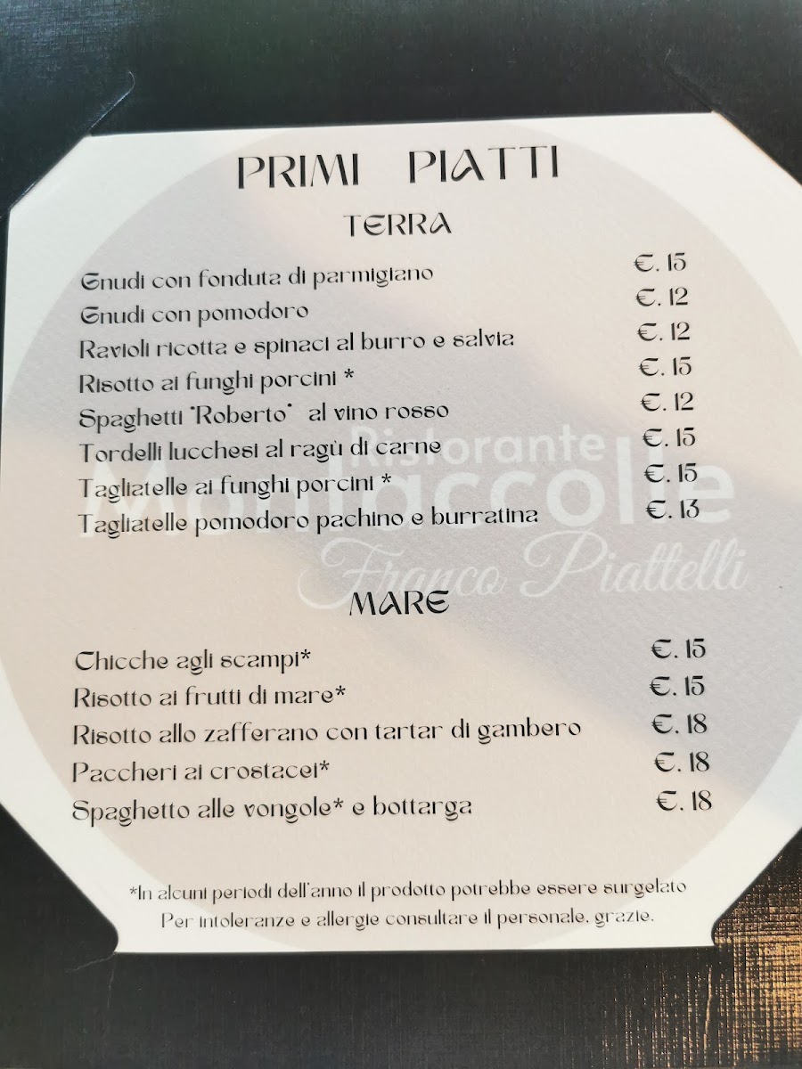 Ristorante Montaccolle Photo Menu 7