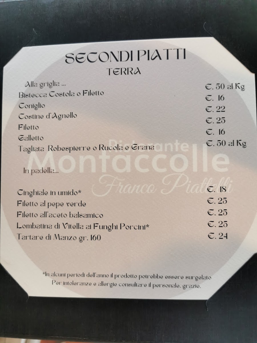 Ristorante Montaccolle Photo Menu 9
