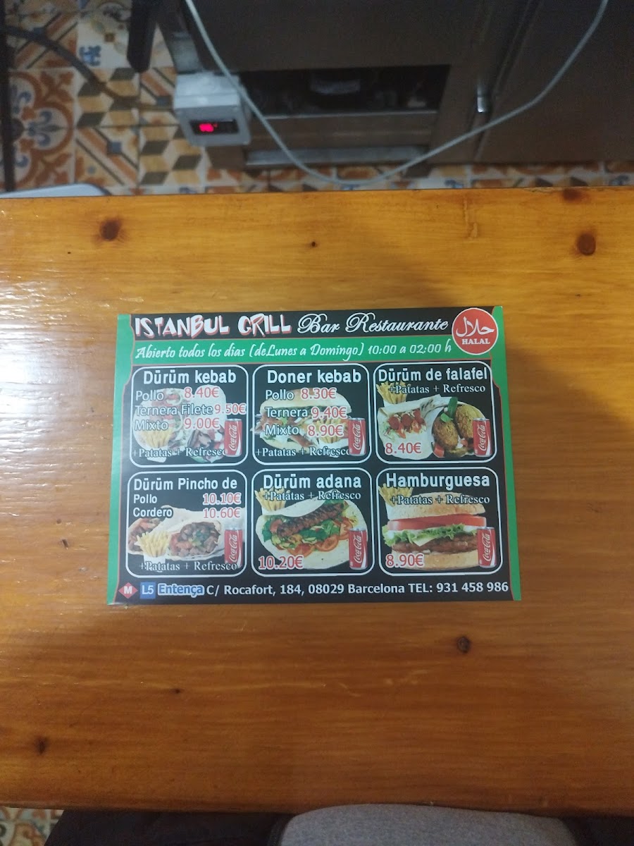 Istanbul grill Photo Menu 1