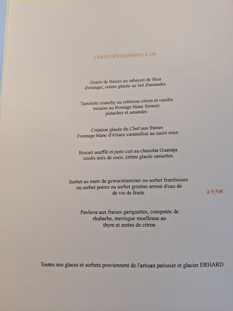 Au Relais des Ménétriers Photo Menu 9