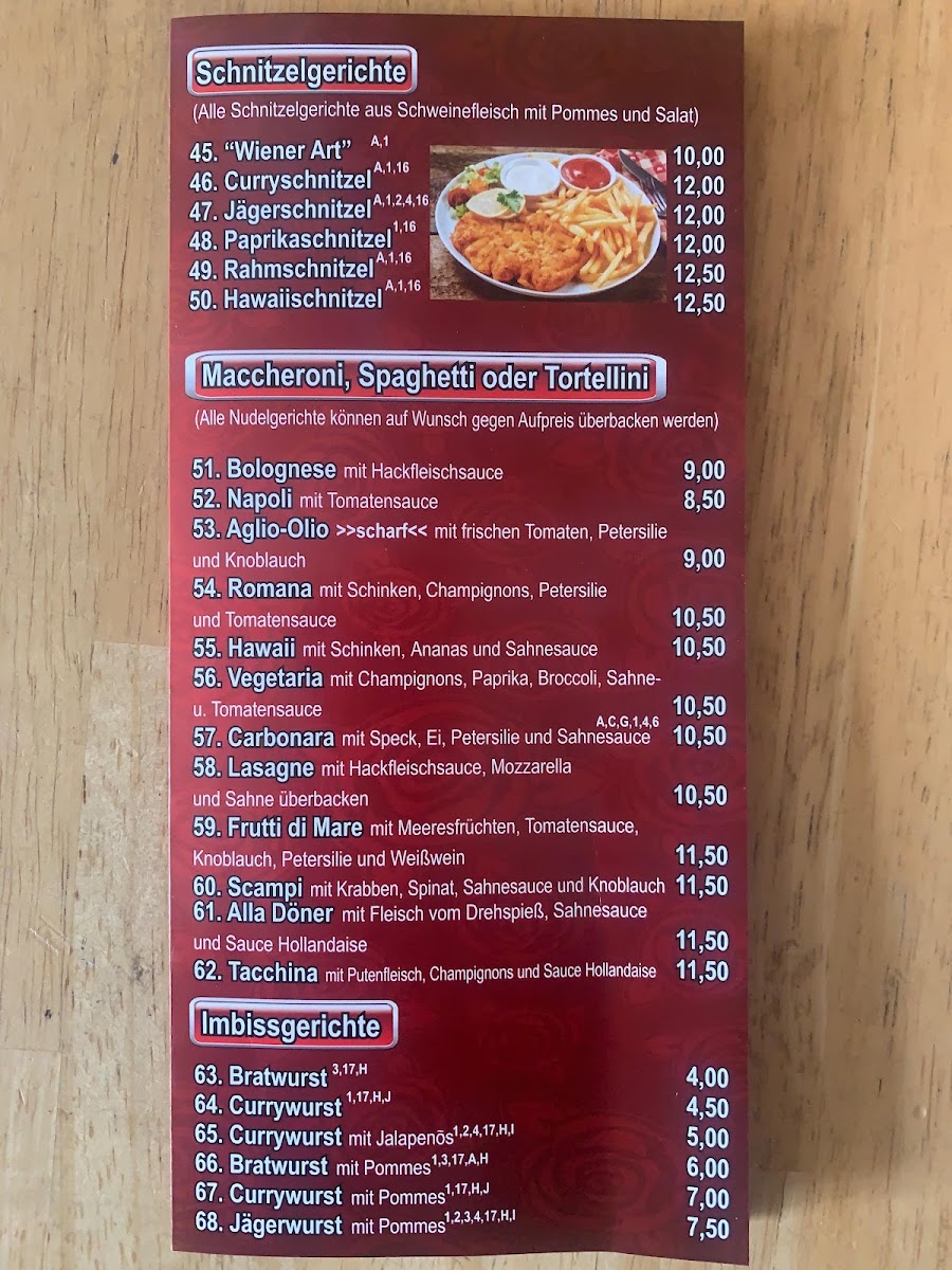 Kommern Grillcenter Photo Menu 2