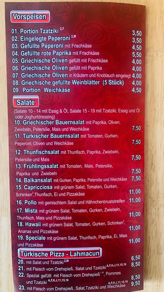 Kommern Grillcenter Photo Menu 5