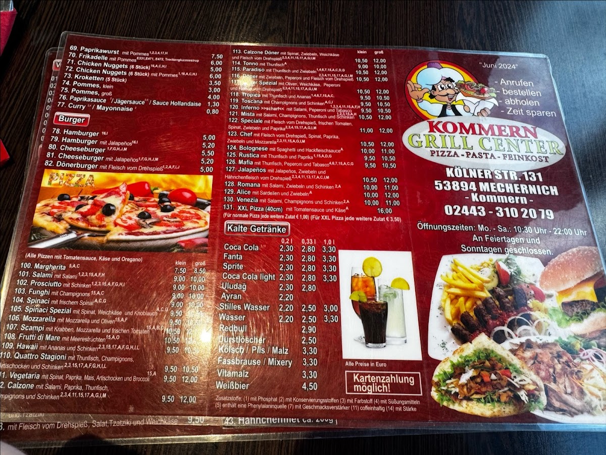 Kommern Grillcenter Photo Menu 7