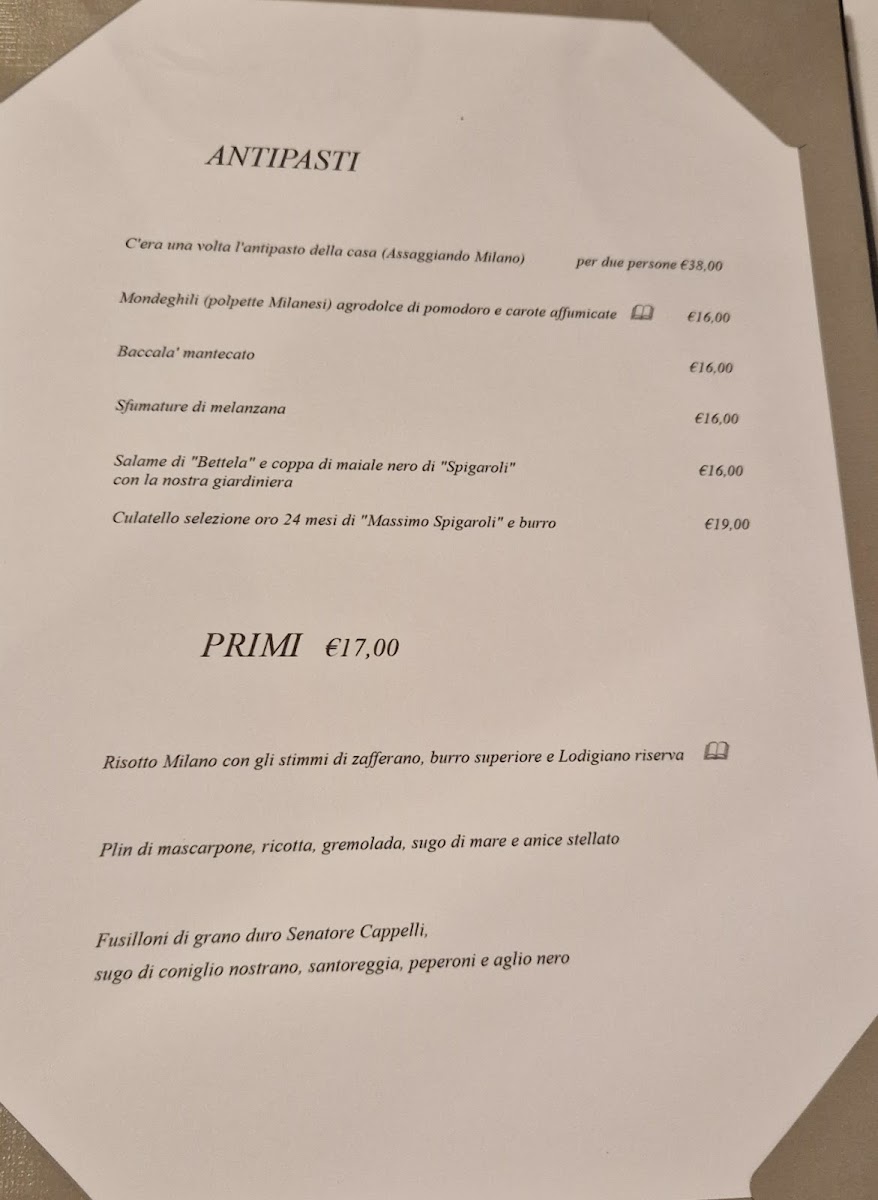 Trattoria del Nuovo Macello Photo Menu 10