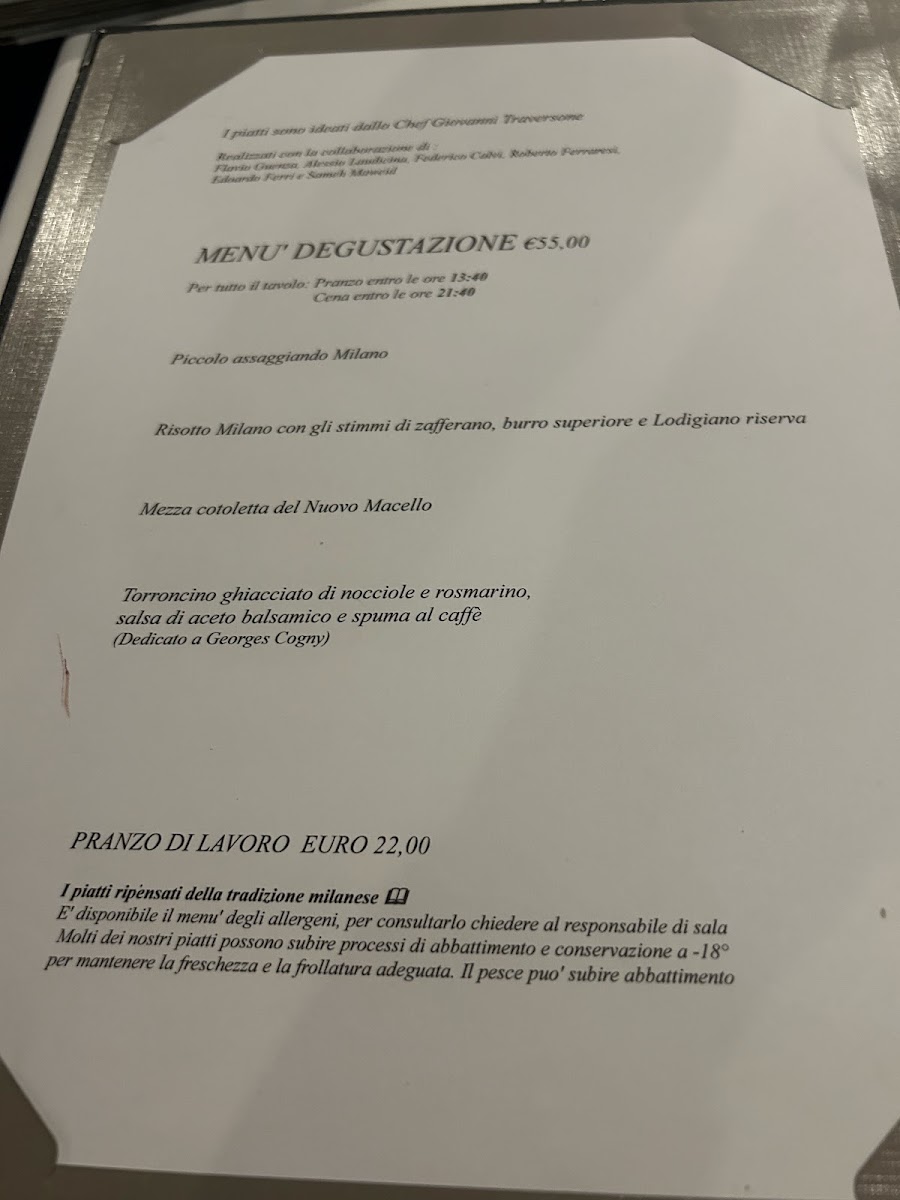 Trattoria del Nuovo Macello Photo Menu 9