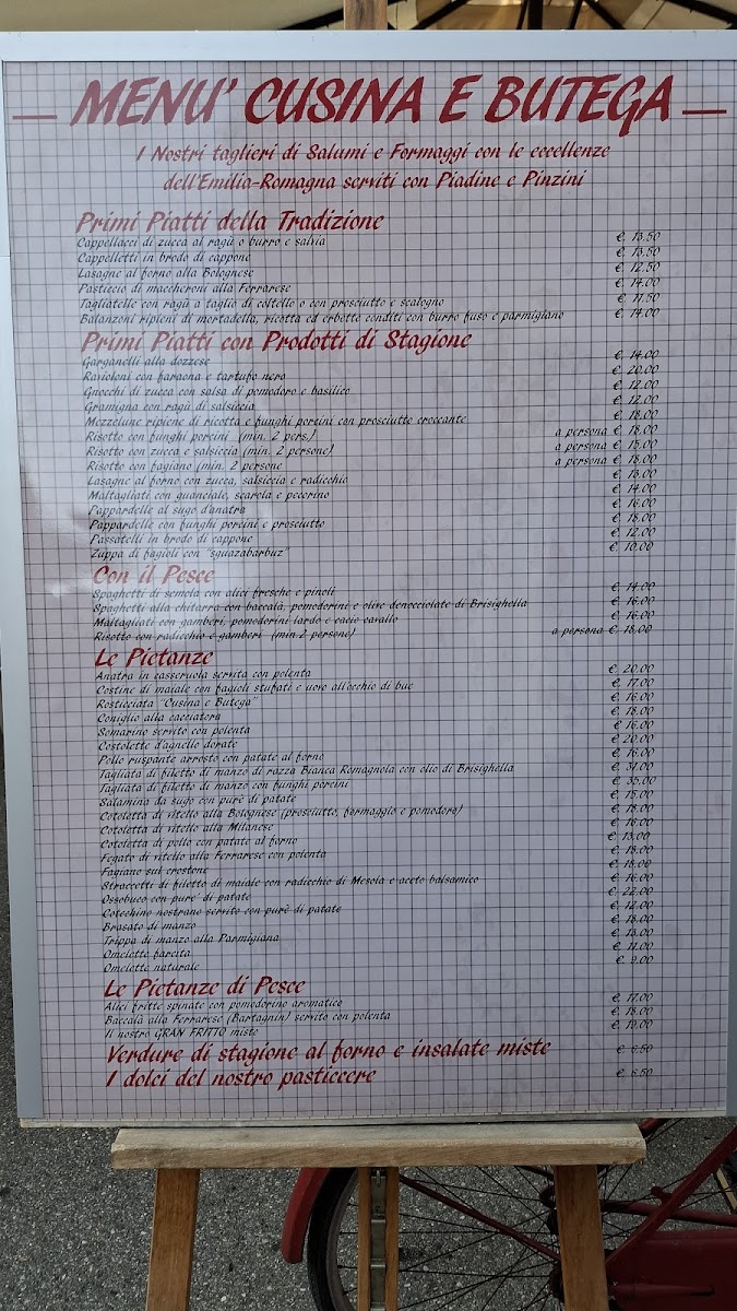 Ristorante Cusina e Butega Photo Menu 1