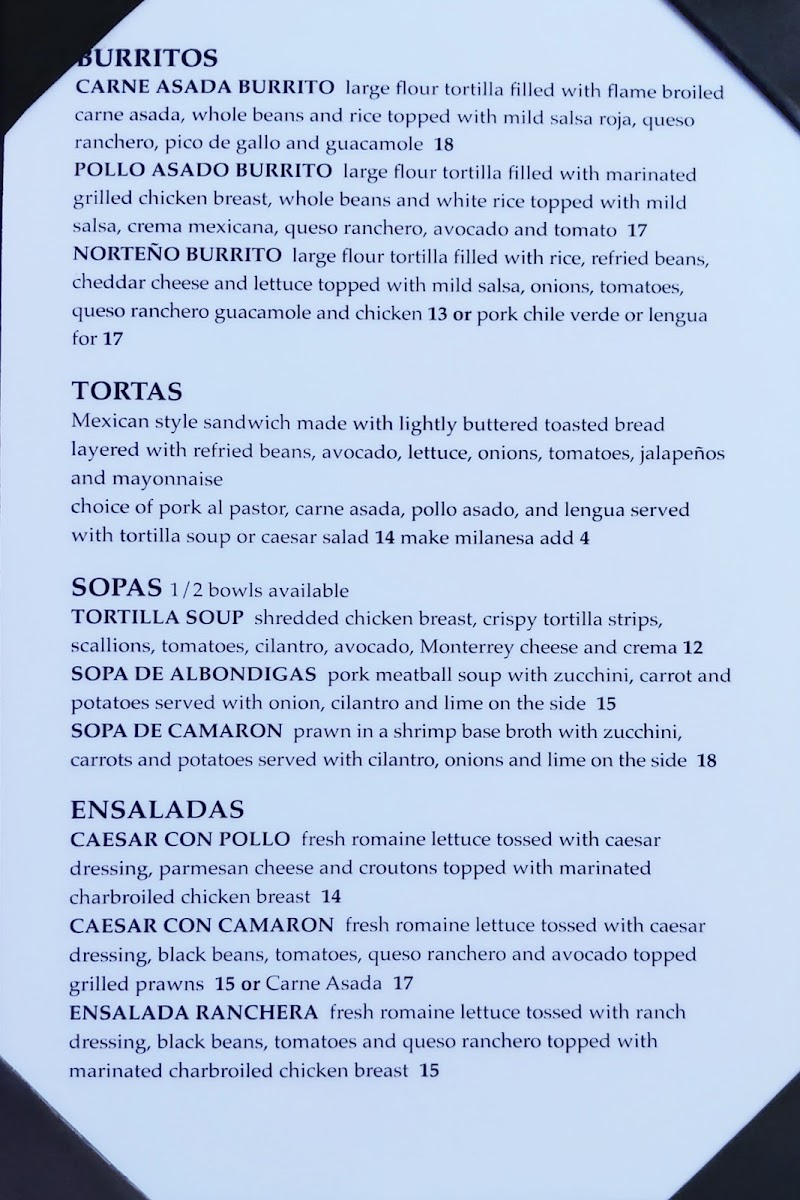 Fogón Cocina Mexicana Photo Menu 9